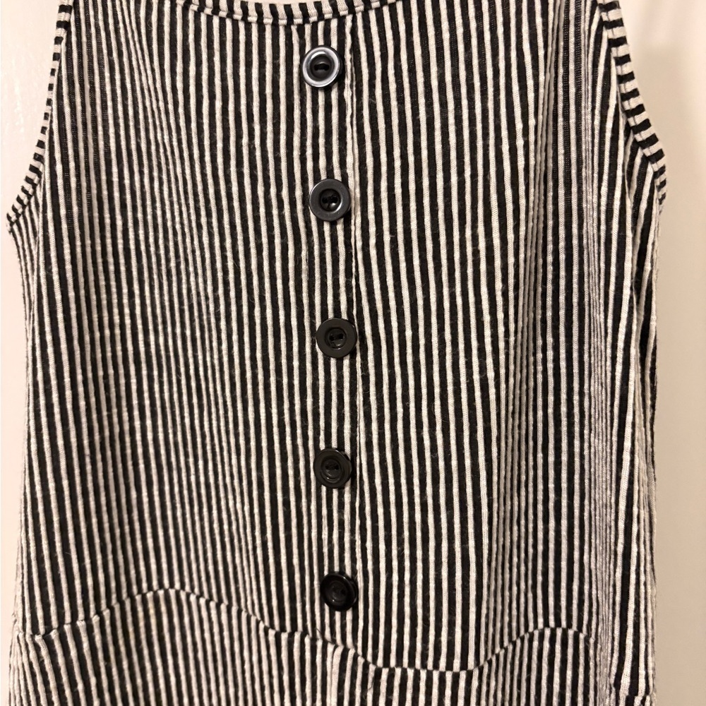 Caution To The Wind Black and White Striped Jumper - Picture 3 of 8